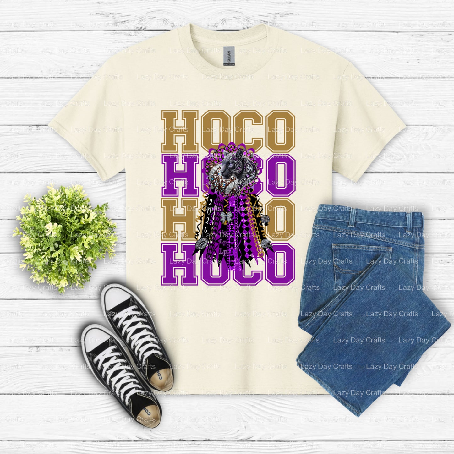 CLASS OF 2027 – Homecoming DTF Transfer (view 2 of 2) – by Lazy Day Crafts – DTF Transfers – DTF Transfers, Premade DTF