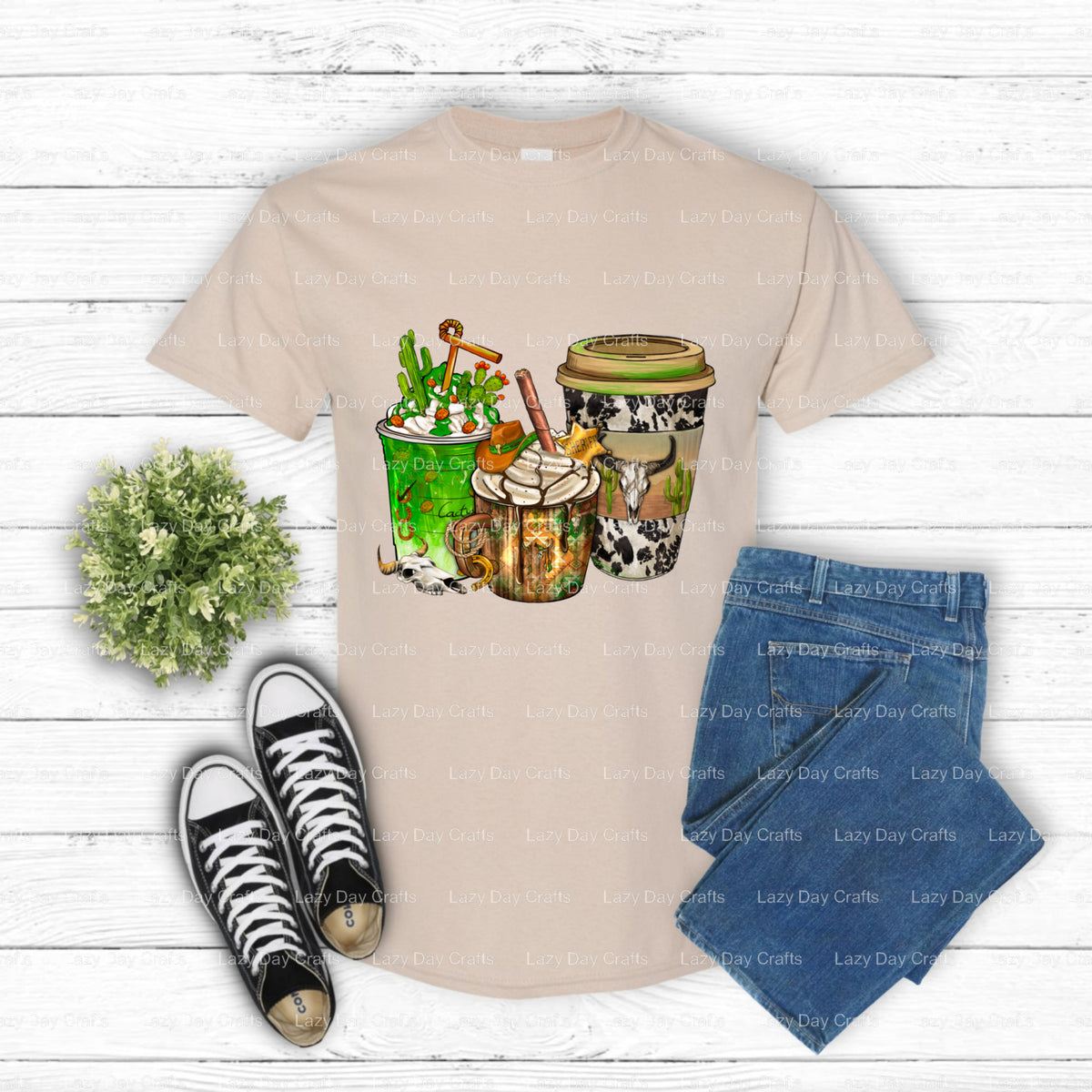 COWBOY COFFEE CLUB – Western DTF Transfer (view 2 of 2) – by Lazy Day Crafts – DTF Transfers – DTF Transfers, Premade DTF