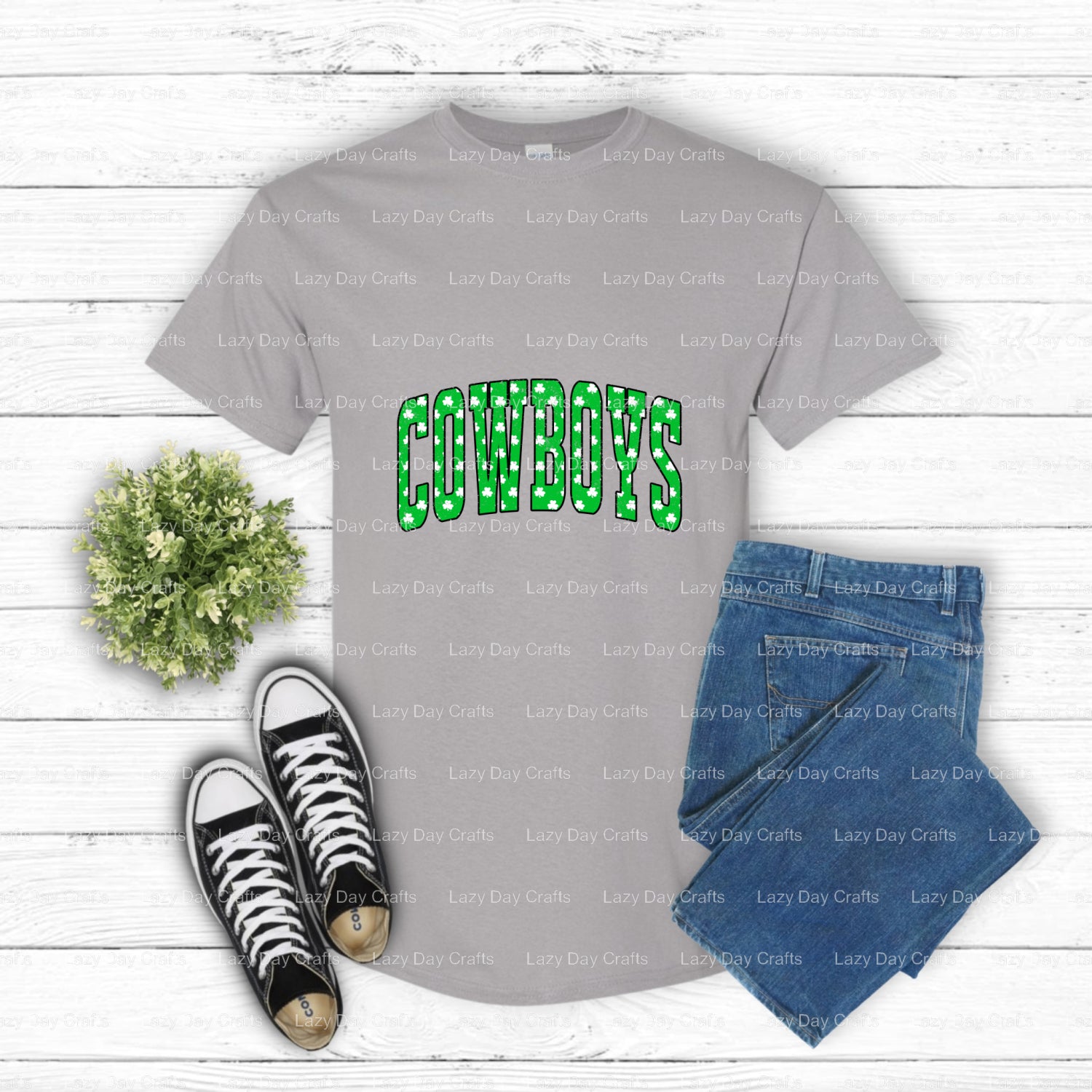 Cowboy Mascot School Spirit – DTF Transfer (view 1 of 2) – by Lazy Day Crafts – DTF Transfers – School Mascot, DTF Transfer