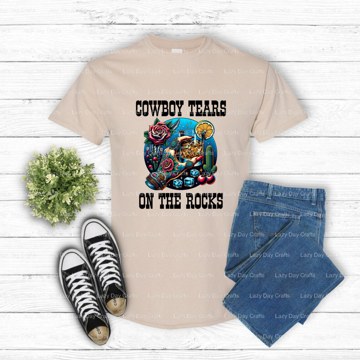 COWBOY RIDES – Western DTF Transfer (view 1 of 2) – by Lazy Day Crafts – DTF Transfers – DTF Transfers, Premade DTF
