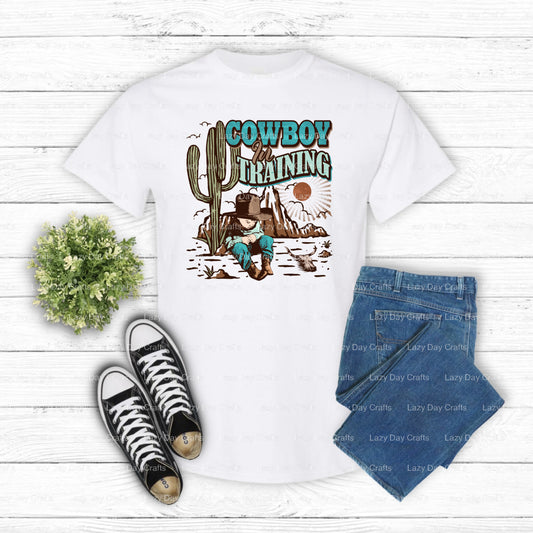 Cowboy Training – Western DTF Transfer (view 2 of 2) – by Lazy Day Crafts – DTF Transfers – Western, DTF Transfers