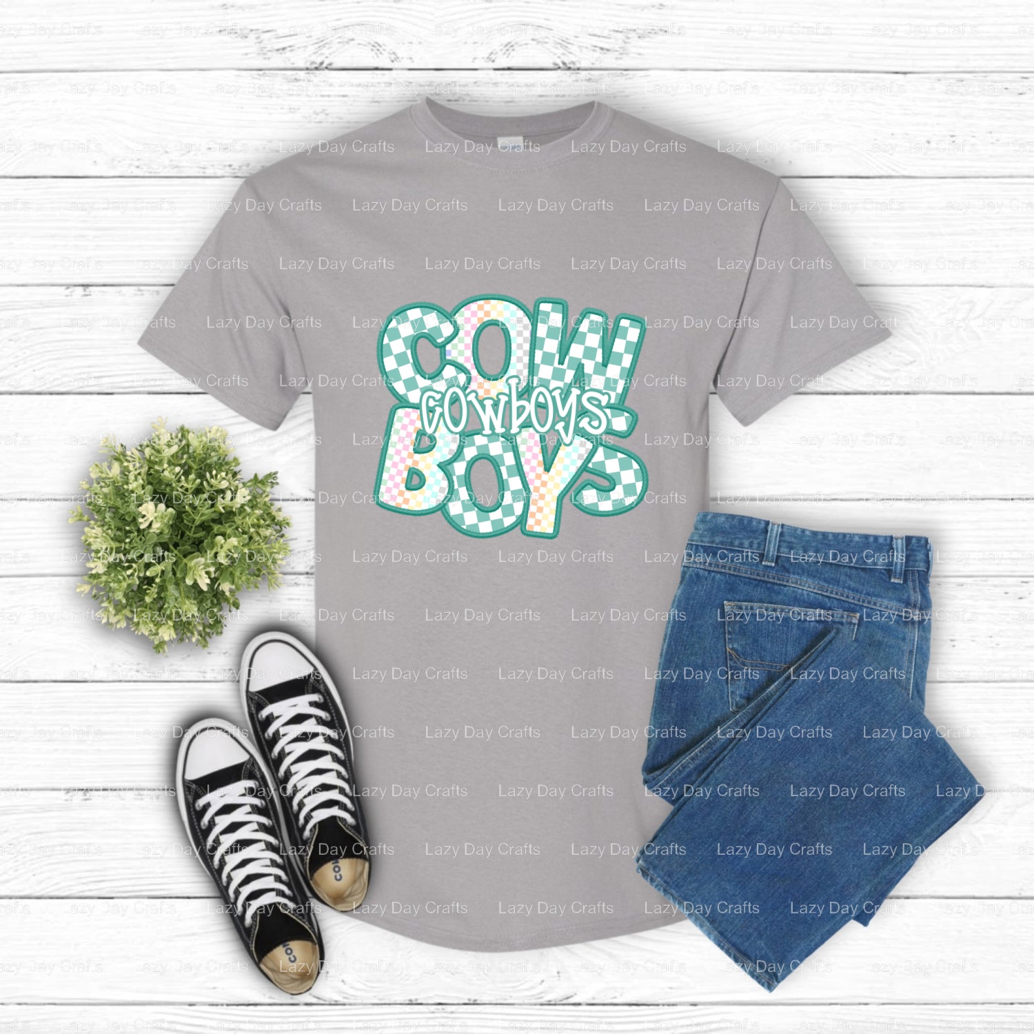 Cowboys Mascot Hat School Spirit DTF Transfer (view 2 of 2) – by Lazy Day Crafts – DTF Transfers – School Mascot, School S...