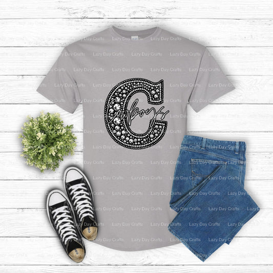 COWBOYS – School Mascot DTF Transfer (view 1 of 2) – by Lazy Day Crafts – DTF Transfers – School Mascot, DTF Transfers
