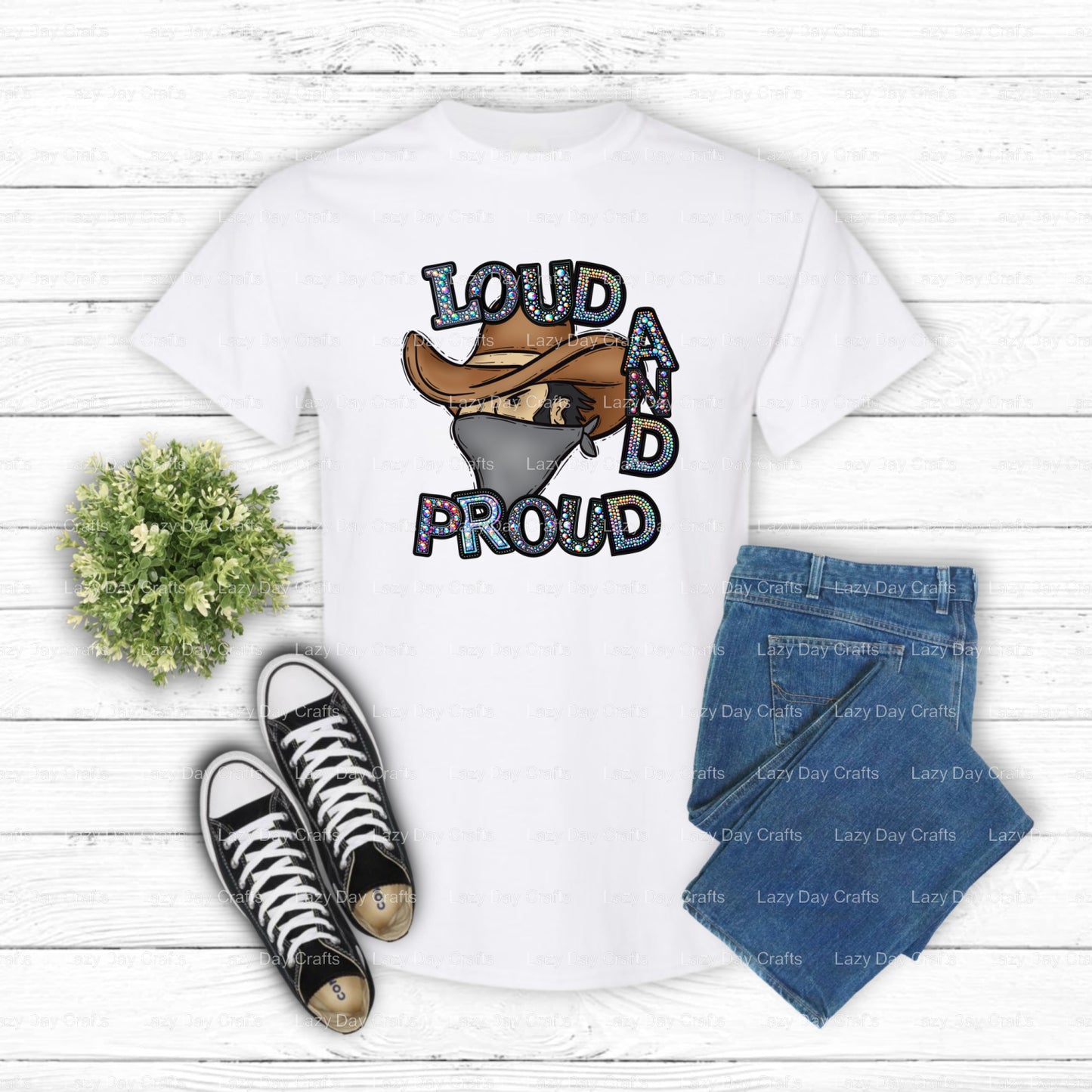COWBOYS School Mascot – DTF Transfer (view 1 of 2) – by Lazy Day Crafts – DTF Transfers – School Spirit, Apparel Decorating