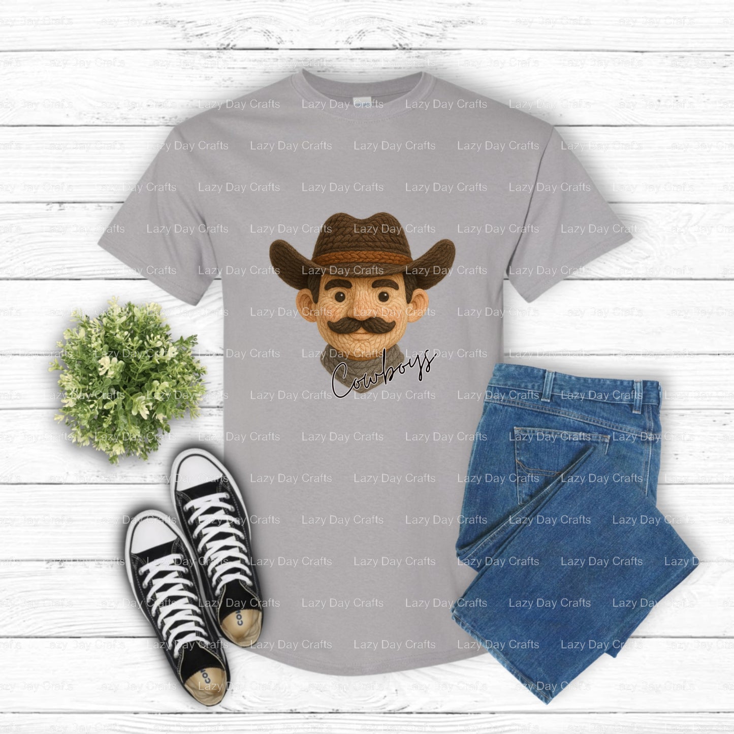 COWBOYS – School Mascot DTF Transfer (view 1 of 2) – by Lazy Day Crafts – DTF Transfers – School Mascot, DTF Transfer