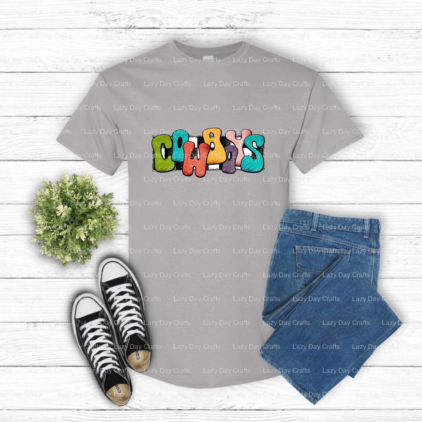 COWBOYS School Mascot – DTF Transfer (view 2 of 2) – by Lazy Day Crafts – DTF Transfers – Lazy Day Crafts, DTF Transfers