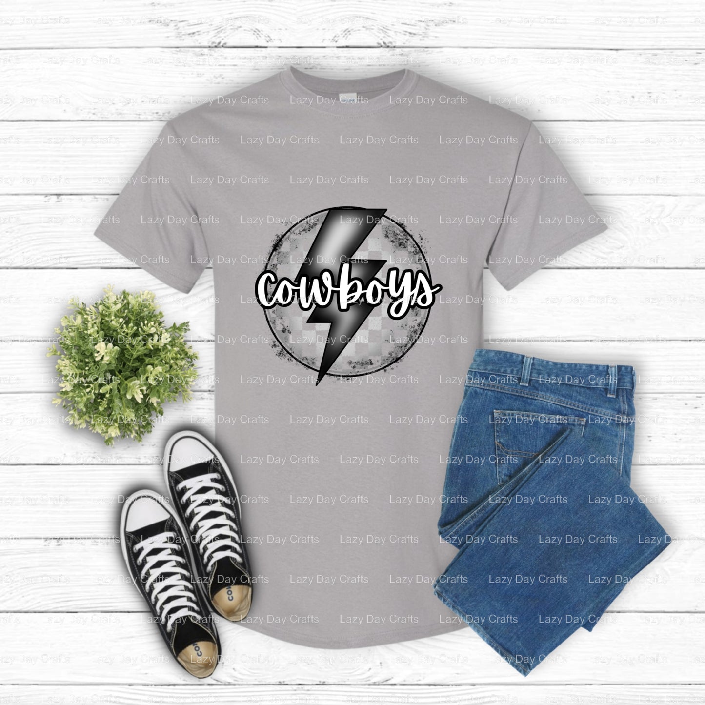 Cowboys School Mascot – DTF Transfer (view 2 of 2) – by Lazy Day Crafts – DTF Transfers – School Mascot, DTF Transfer