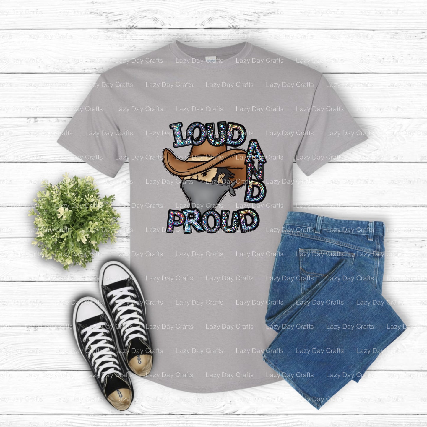 COWBOYS School Mascot – DTF Transfer (view 2 of 2) – by Lazy Day Crafts – DTF Transfers – School Spirit, Apparel Decorating