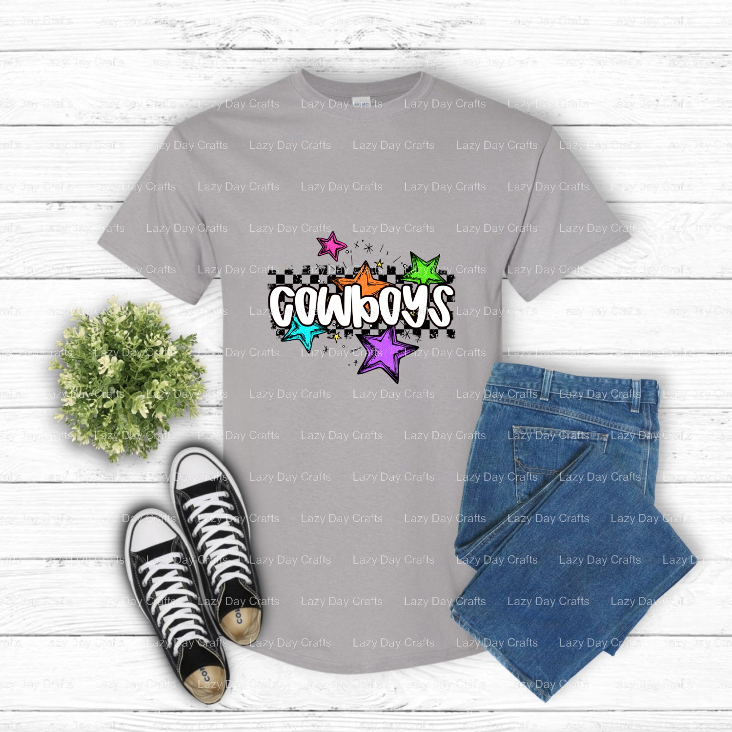 COWBOYS School Mascot – DTF Transfer (view 2 of 2) – by Lazy Day Crafts – DTF Transfers – School Mascot, DTF Transfer