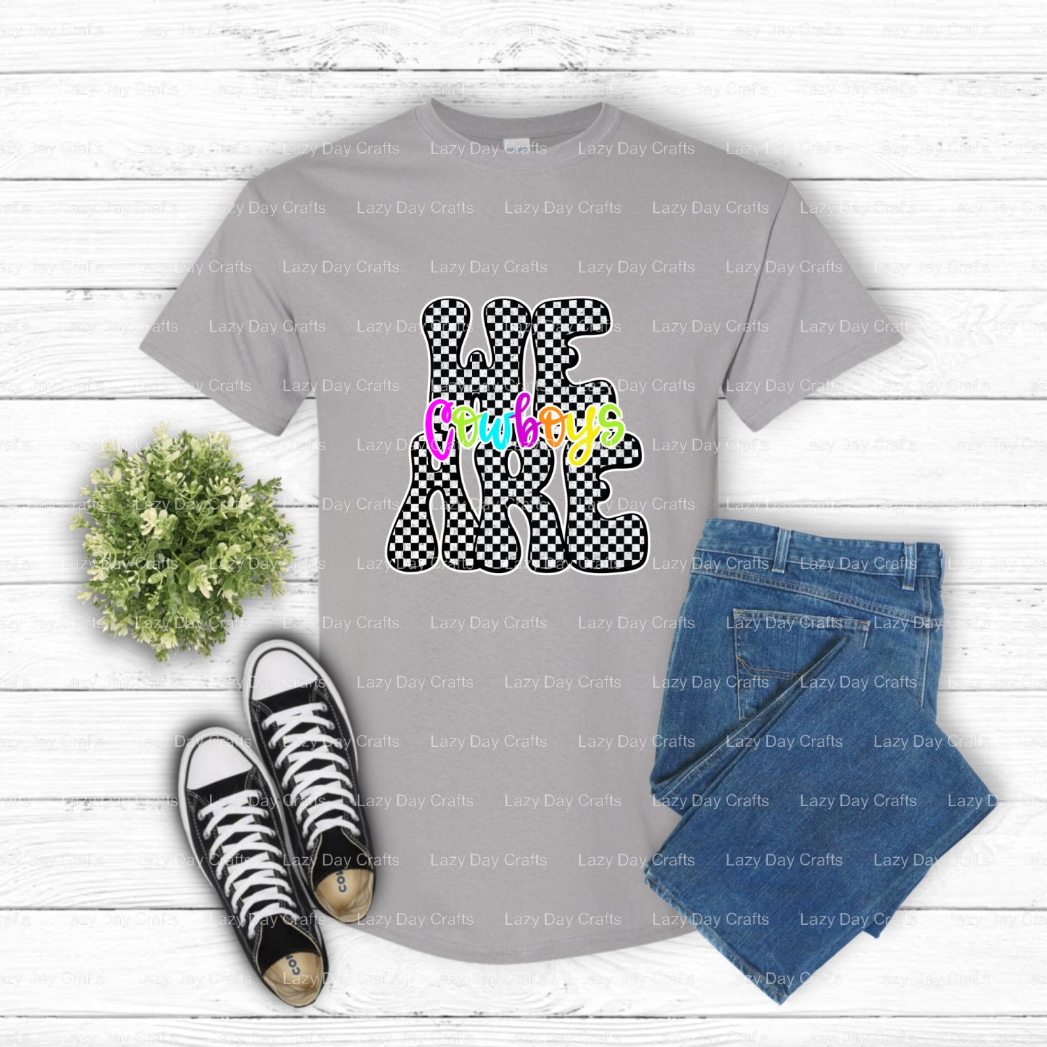 Cowboys School Mascot – DTF Transfer (view 2 of 2) – by Lazy Day Crafts – DTF Transfers – School Mascot, Apparel Decor