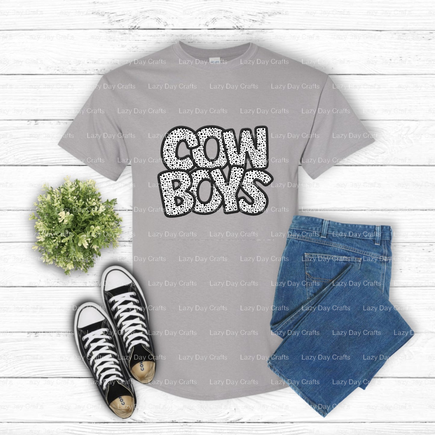 Cowboys School Mascot – Ready-to-Press DTF Transfer (view 2 of 2) – by Lazy Day Crafts – DTF Transfers – School Mascot, DT...