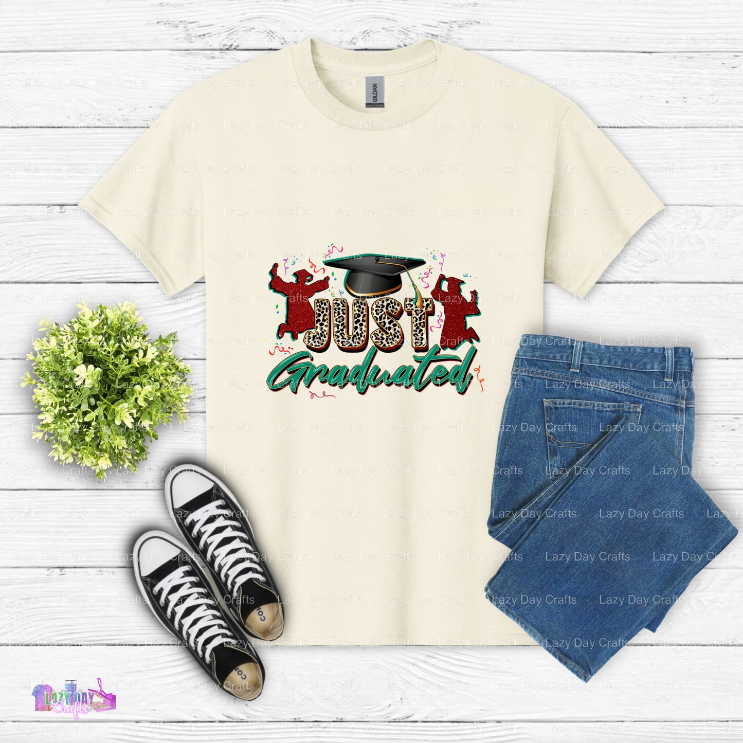 JUST GRADUATED – Senior Graduation DTF Transfer