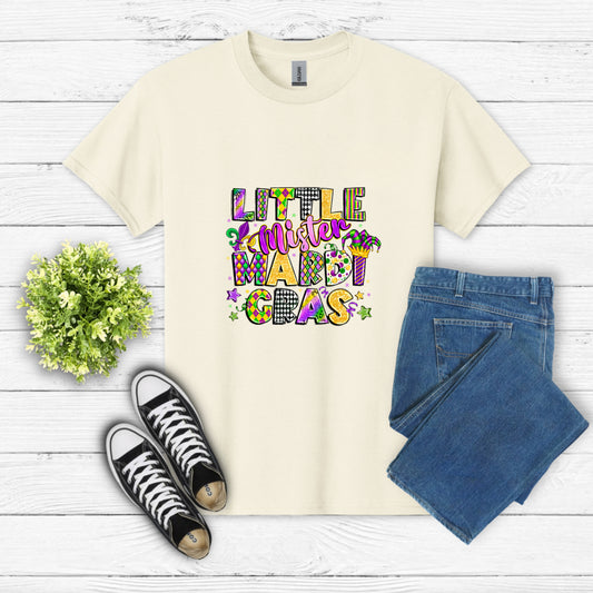 Little Mister Mardi Gras – Mardi Gras DTF Transfer