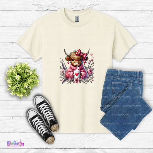 Udderly in Love Cow – Valentine DTF Transfer