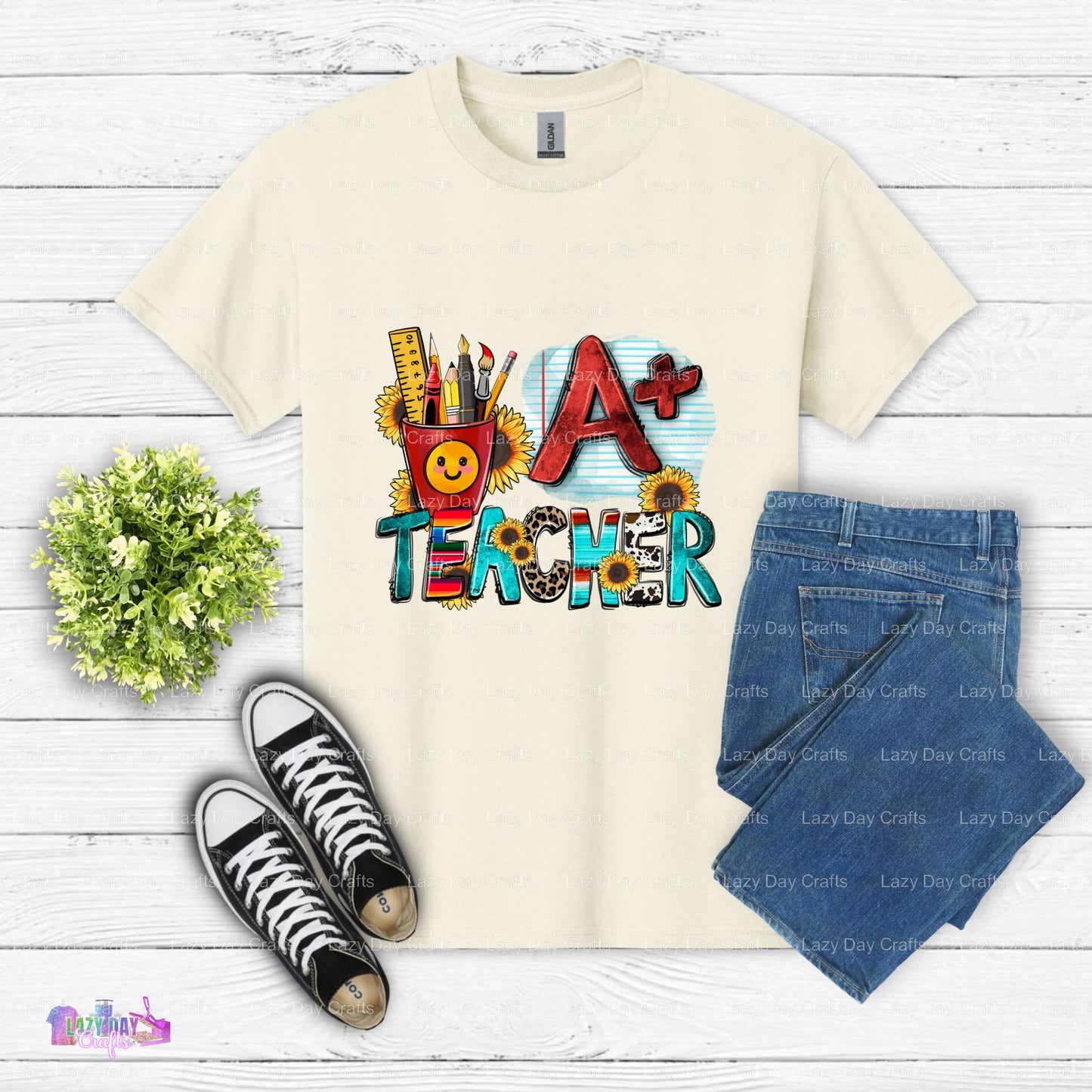 A Plus Teacher – Teacher DTF Transfer