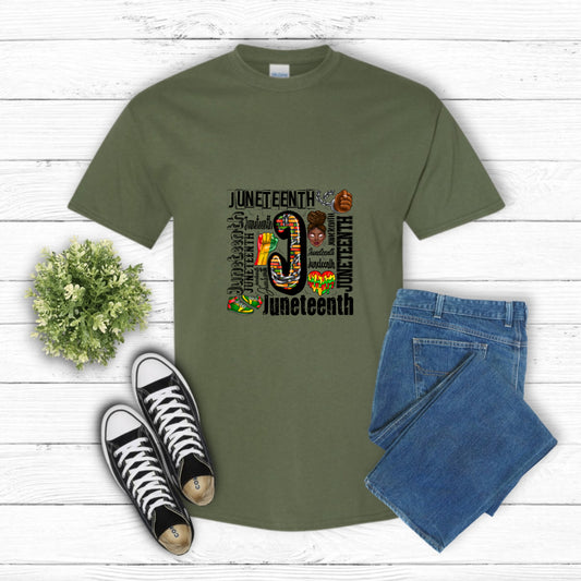 BLACK & FREE – Juneteenth DTF Transfer