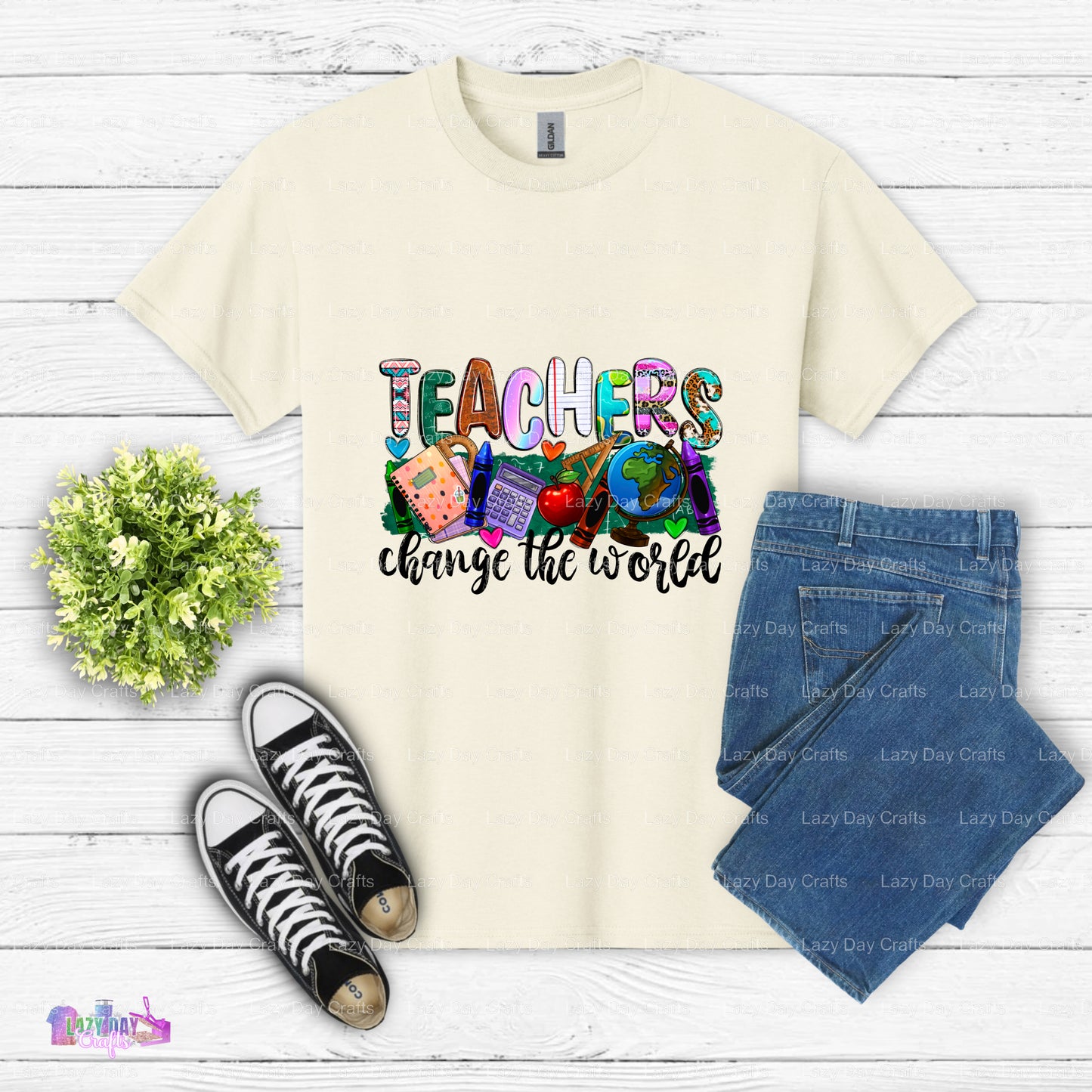 Teachers Change The World – Teacher DTF Transfer