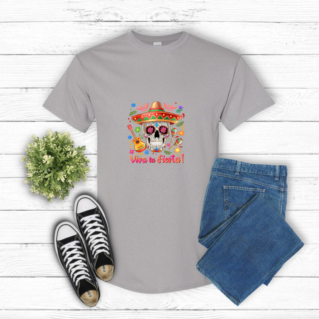 "VIVA LA FIESTA" Smiling Sun – Hispanic Heritage DTF Transfer