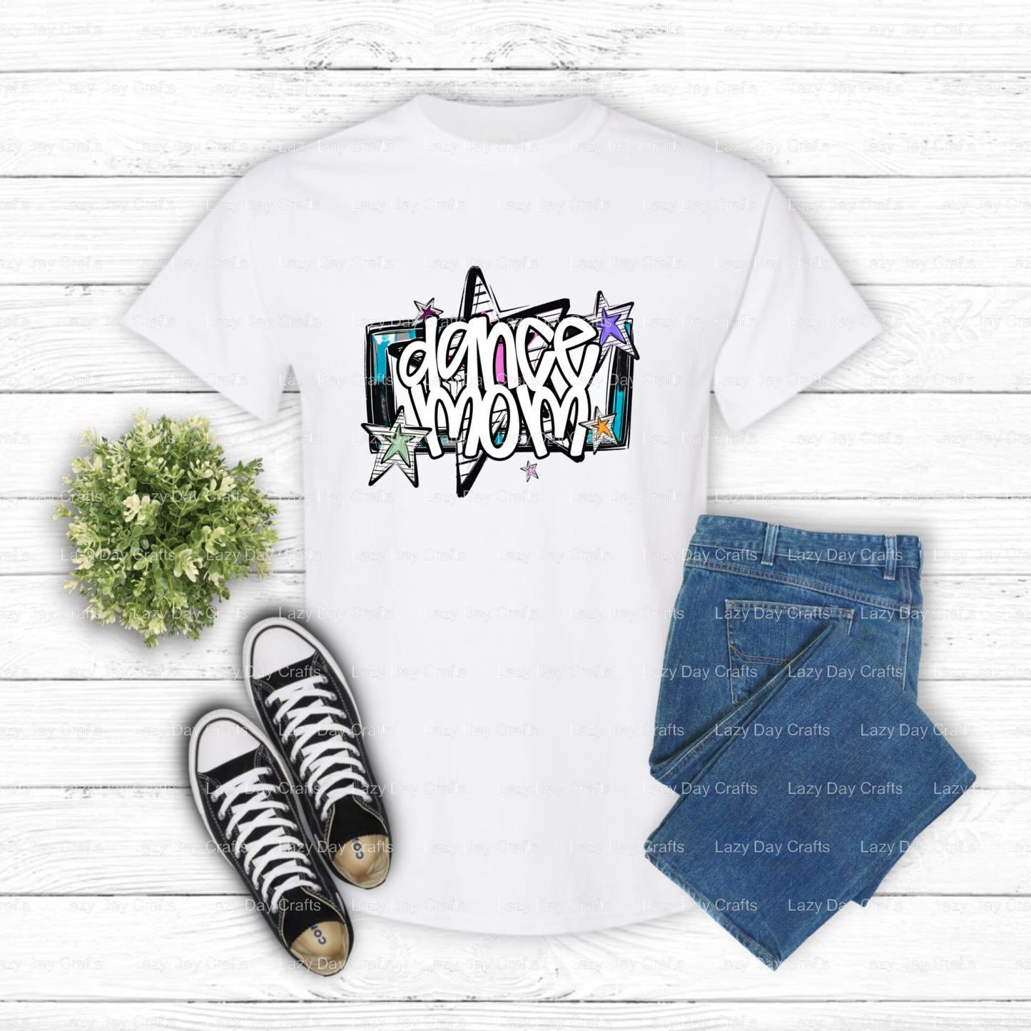DANCE MOM – Basketball DTF Transfer (view 1 of 2) – by Lazy Day Crafts – DTF Transfers – DTF Transfers, Premade DTF
