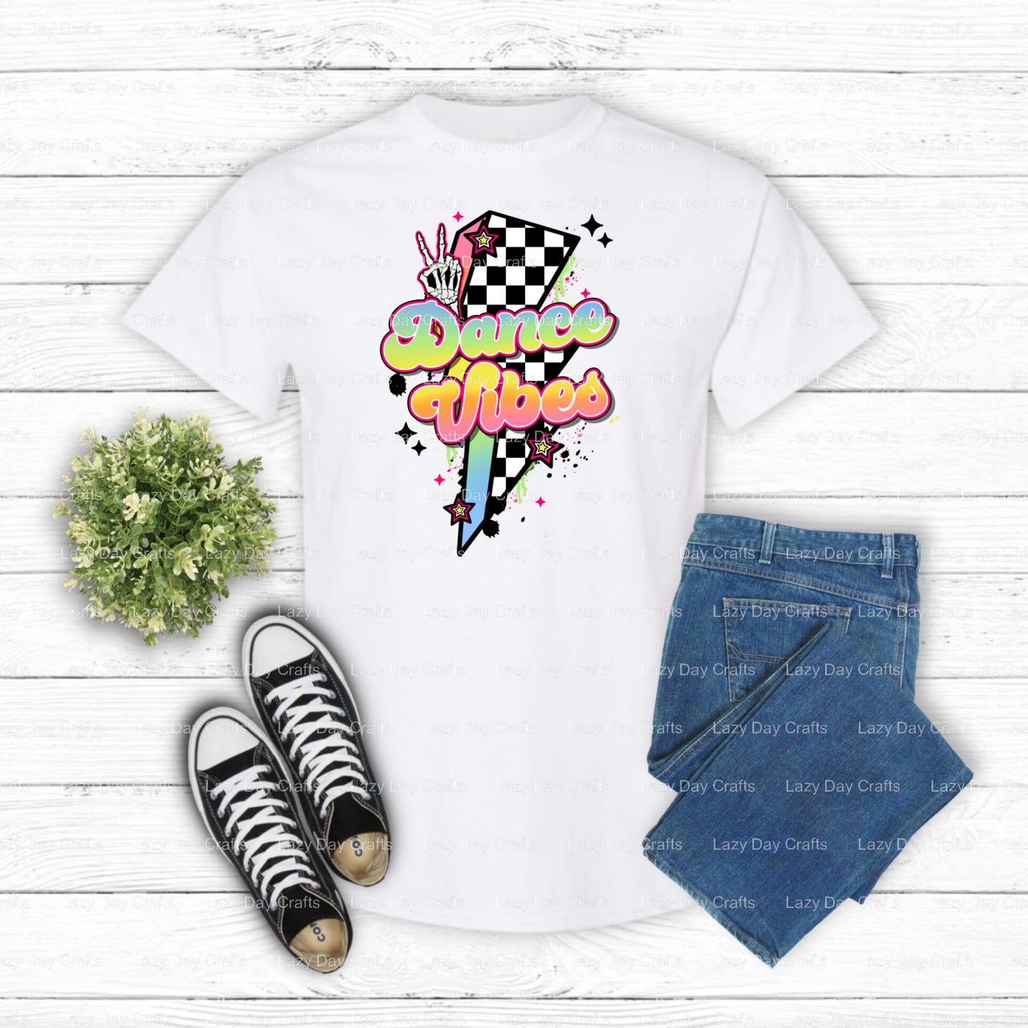 Dance Vibes – Basketball DTF Transfer (view 1 of 2) – by Lazy Day Crafts – DTF Transfers – DTF Transfers, Premade DTF