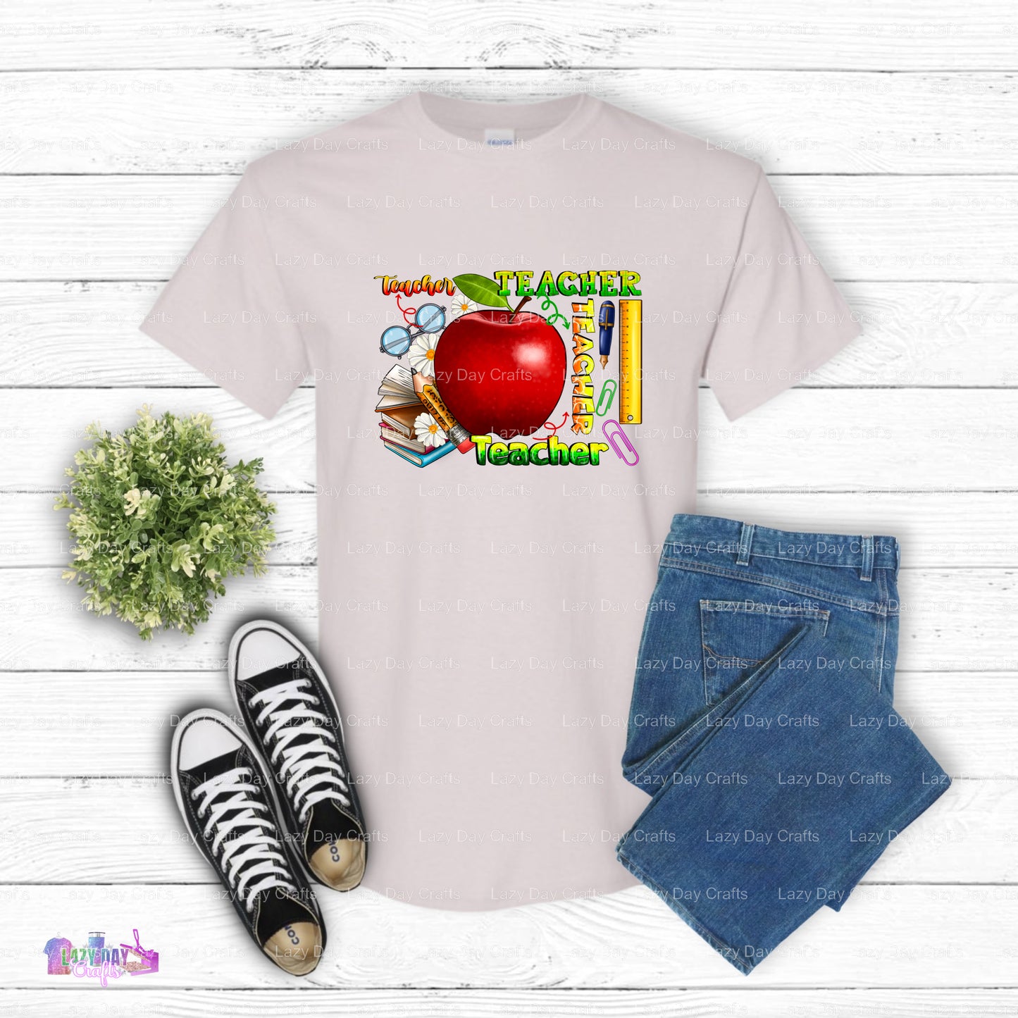 Teacher Typography – Teacher DTF Transfer