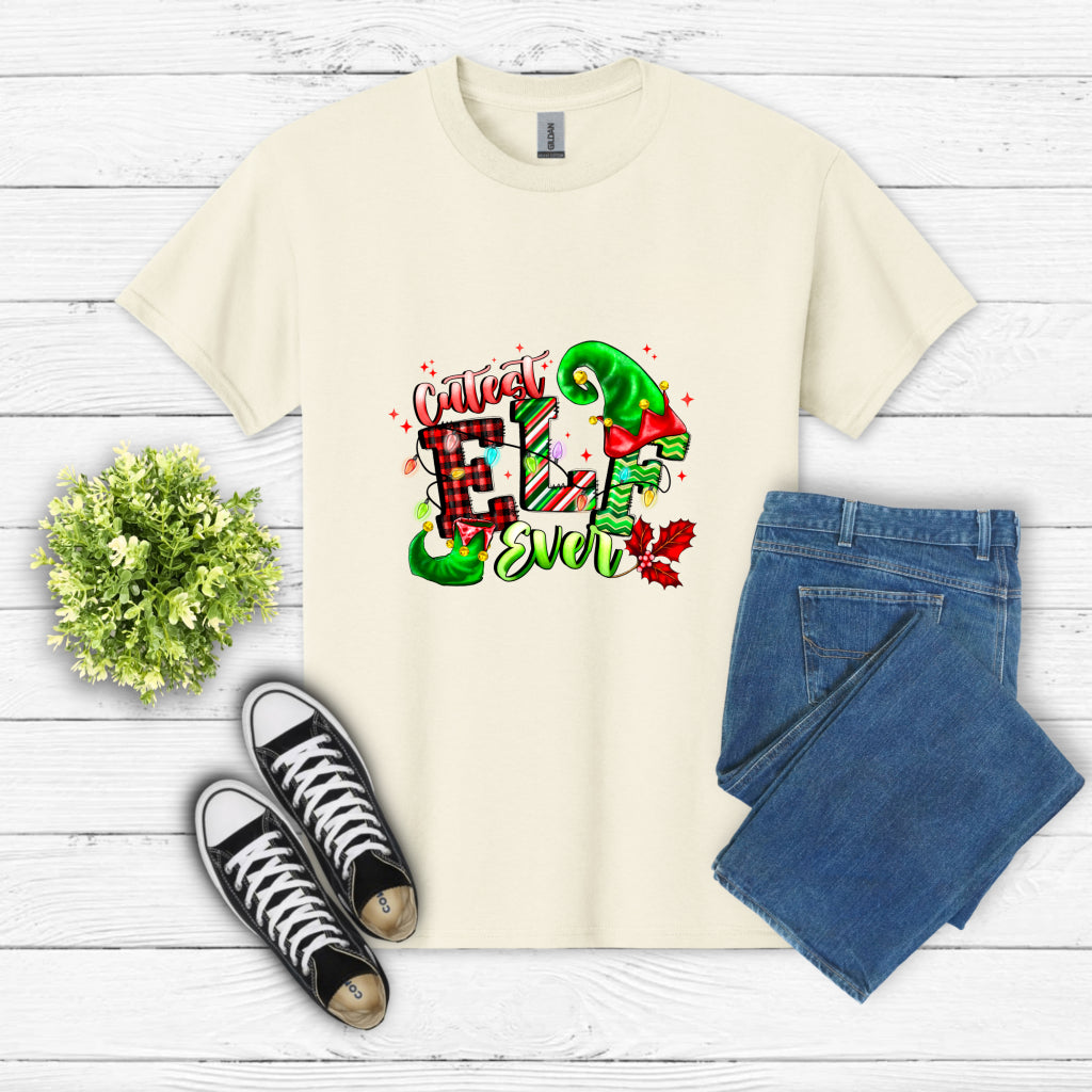 Cutest Elf Ever – Christmas DTF Transfer