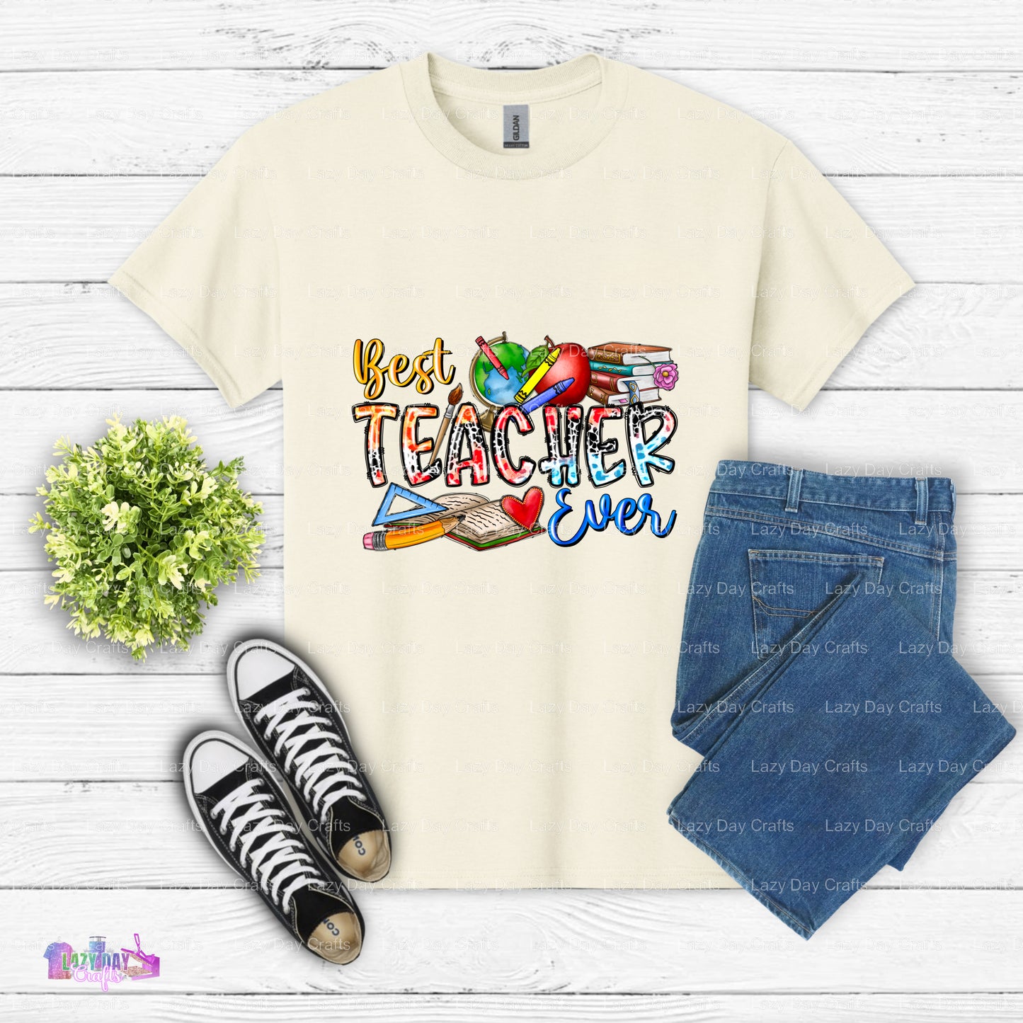 Best Teacher Ever – Teacher DTF Transfer
