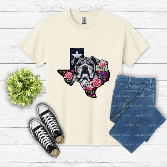 Determined Bulldog Mascot – School Spirit DTF Transfer (view 1 of 2) – by Lazy Day Crafts – DTF Transfers – School Mascot,...