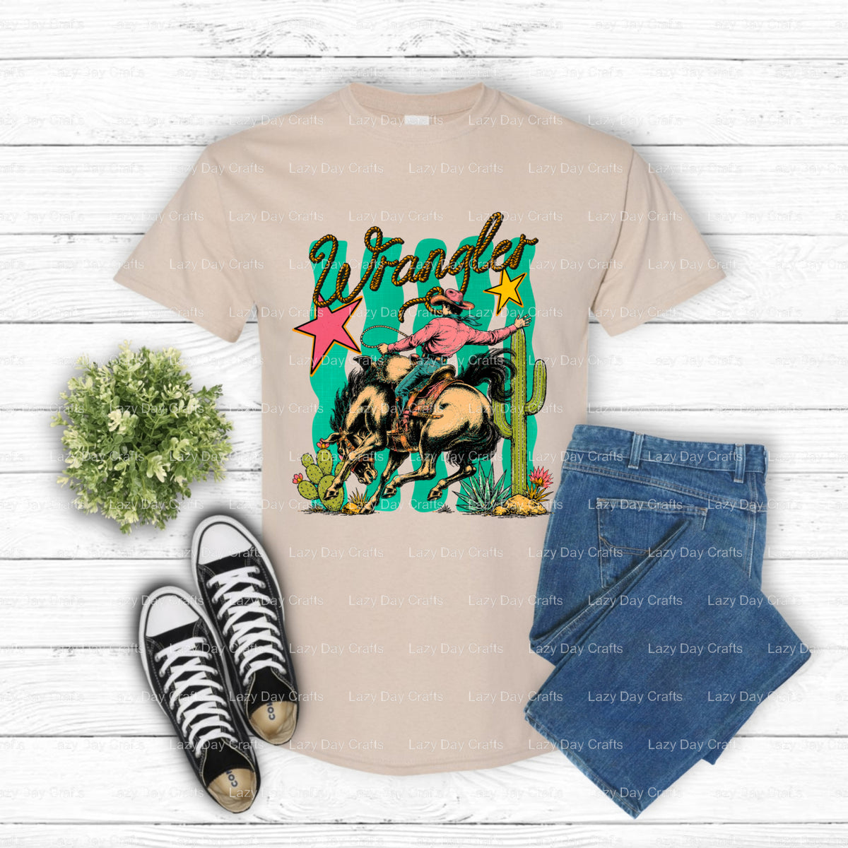 Distressed Cowboy – Western DTF Transfer (view 2 of 2) – by Lazy Day Crafts – DTF Transfers – Western, DTF Transfers
