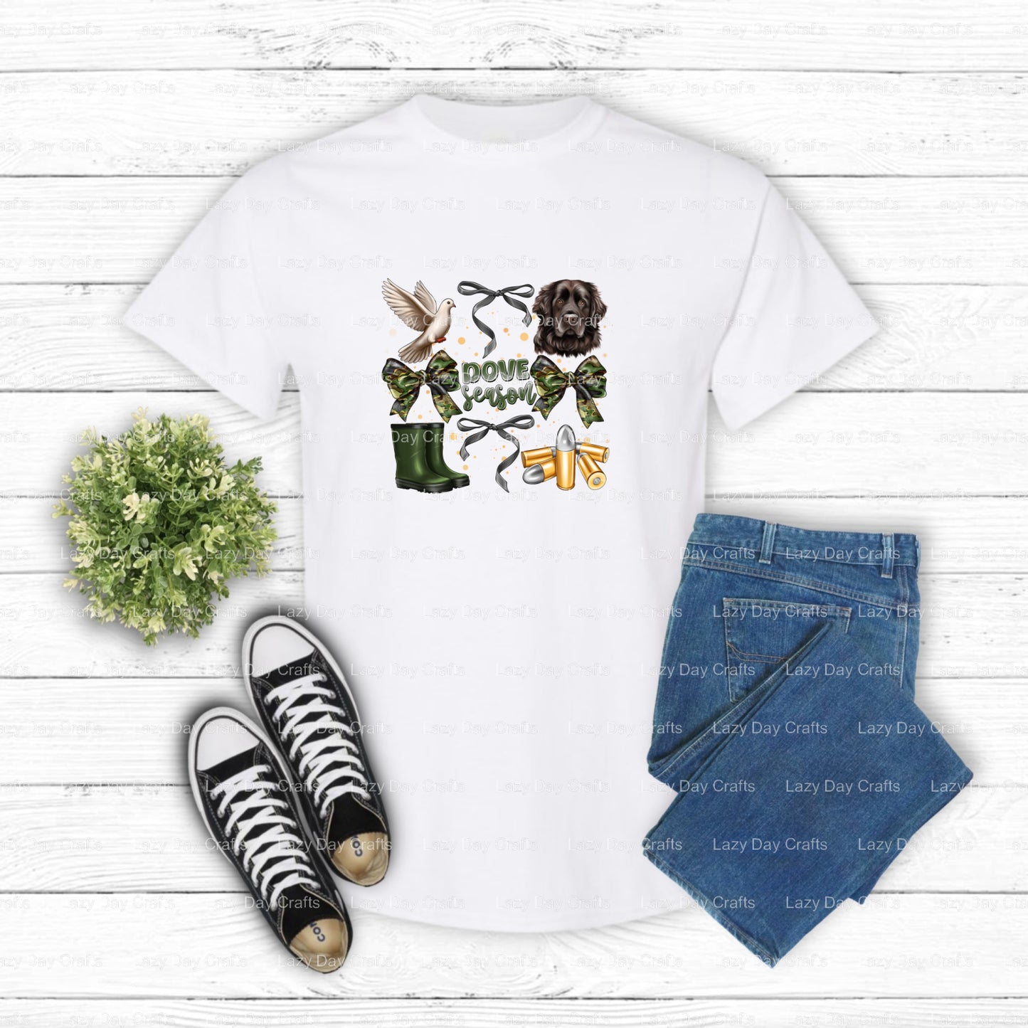 DOVE SEASON – Hunting DTF Transfer (view 2 of 2) – by Lazy Day Crafts – DTF Transfers – hunting, DTF Transfers
