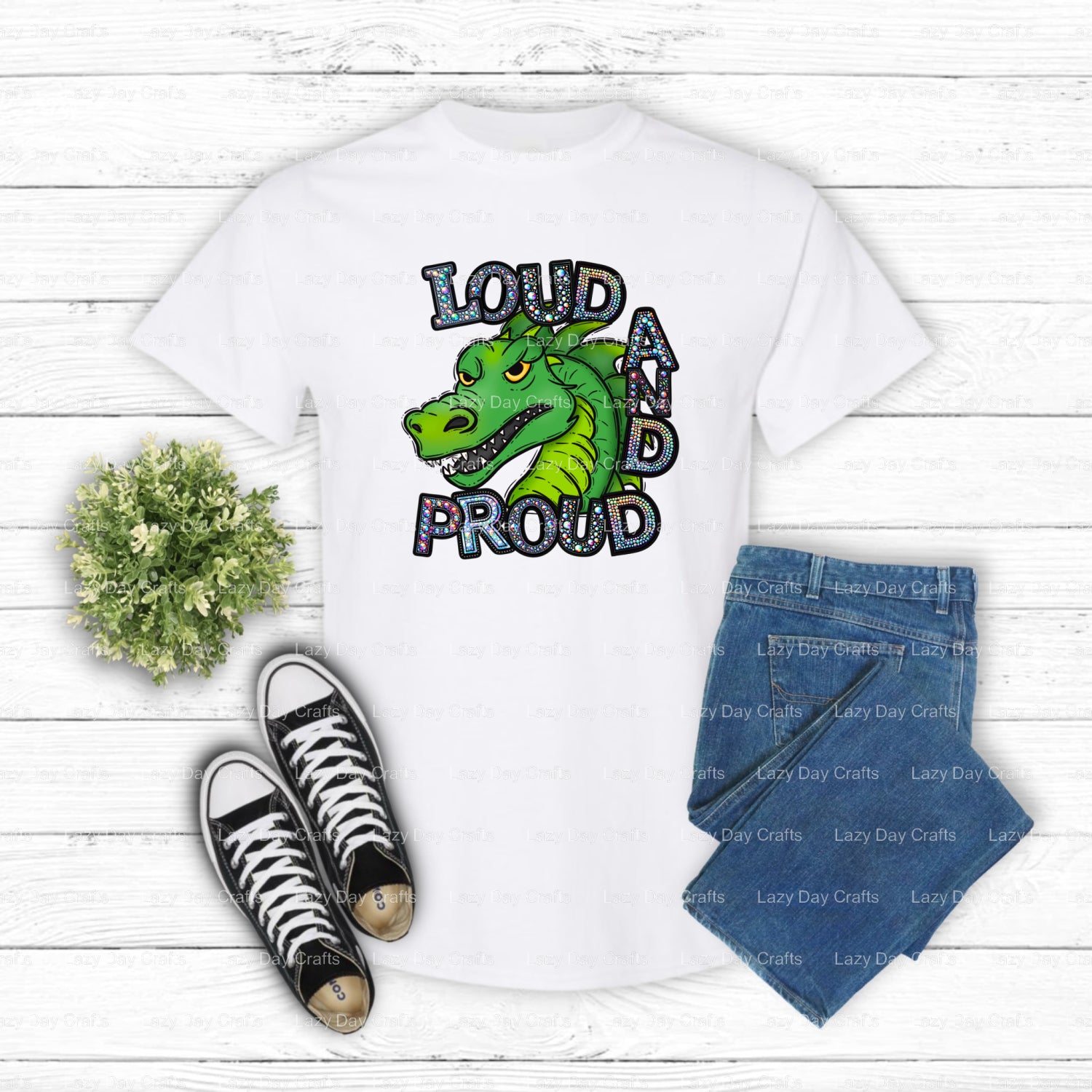 DRAGONS School Mascot – DTF Transfer (view 2 of 2) – by Lazy Day Crafts – DTF Transfers – DTF Transfer, School Spirit