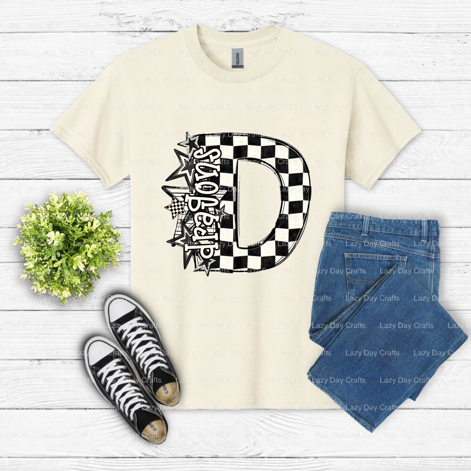 Dragons School Mascot in Baseball Cap – School Spirit DTF Transfer (view 2 of 2) – by Lazy Day Crafts – DTF Transfers – Sc...
