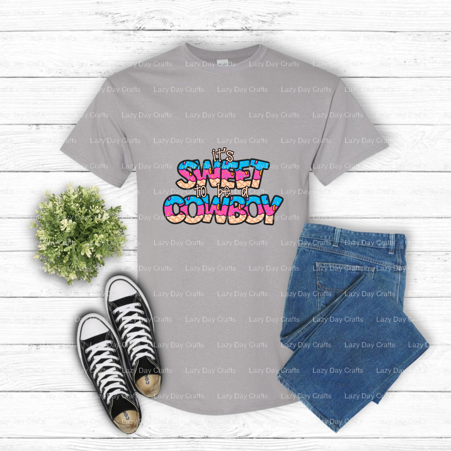 Dynamic Cowboy Mascot – School Mascot DTF Transfer (view 1 of 2) – by Lazy Day Crafts – DTF Transfers – School Mascot, Laz...