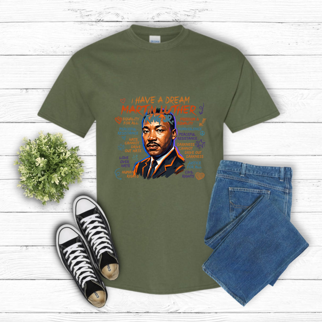 Martin Luther King Jr- Black History DTF Transfer