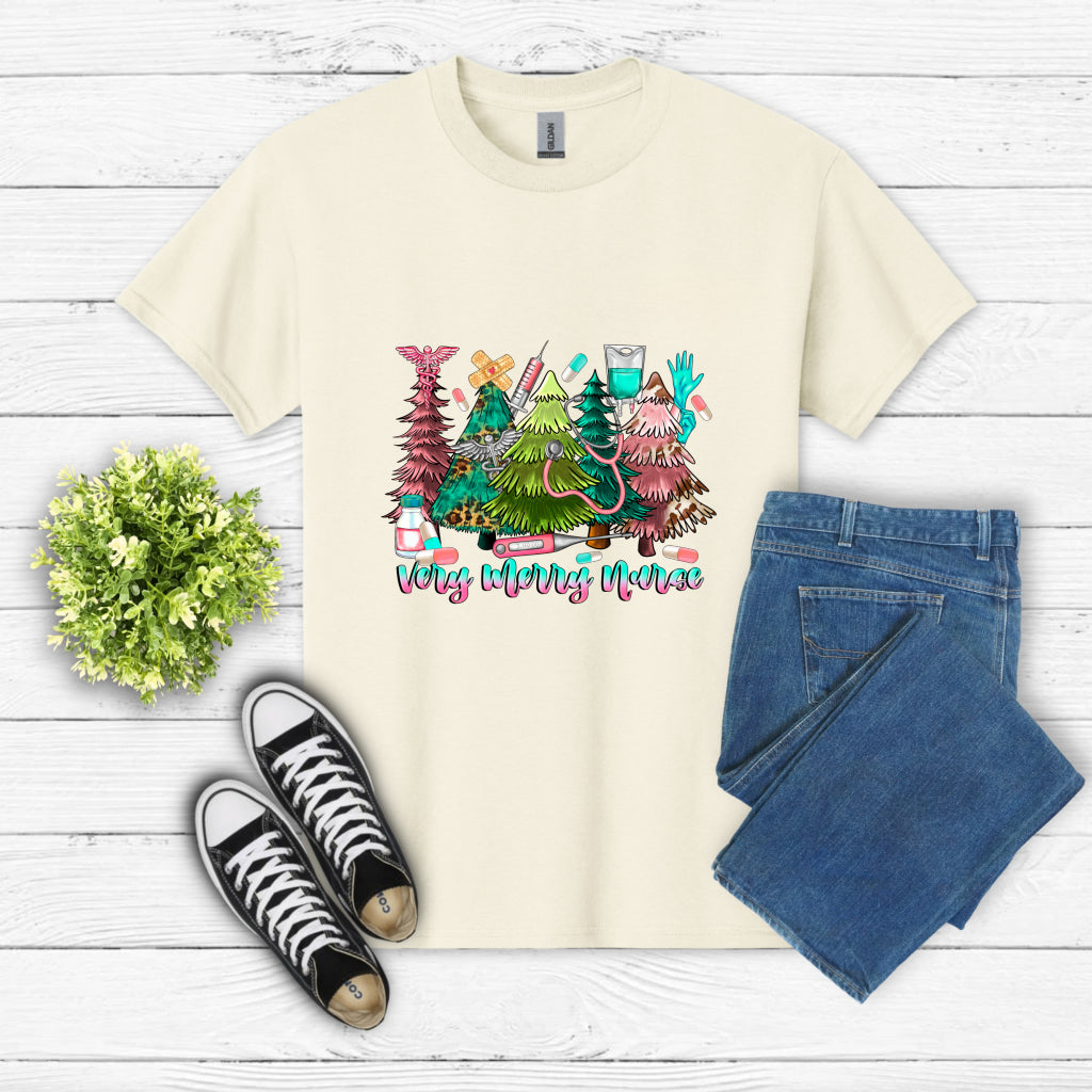 Very Merry Nurse – Christmas Nursing DTF Transfer
