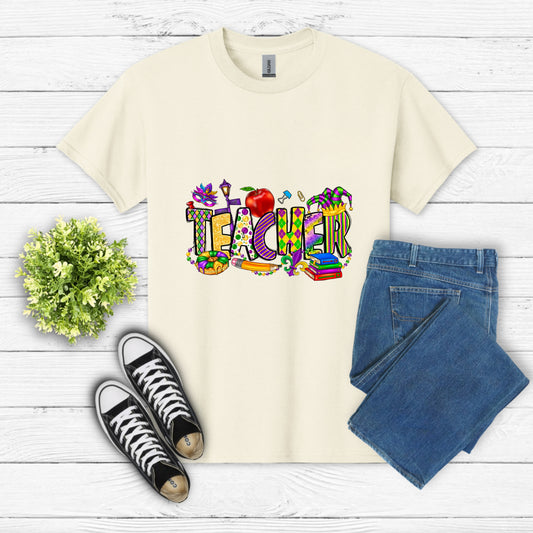 Mardi Gras Teacher – Mardi Gras DTF Transfer