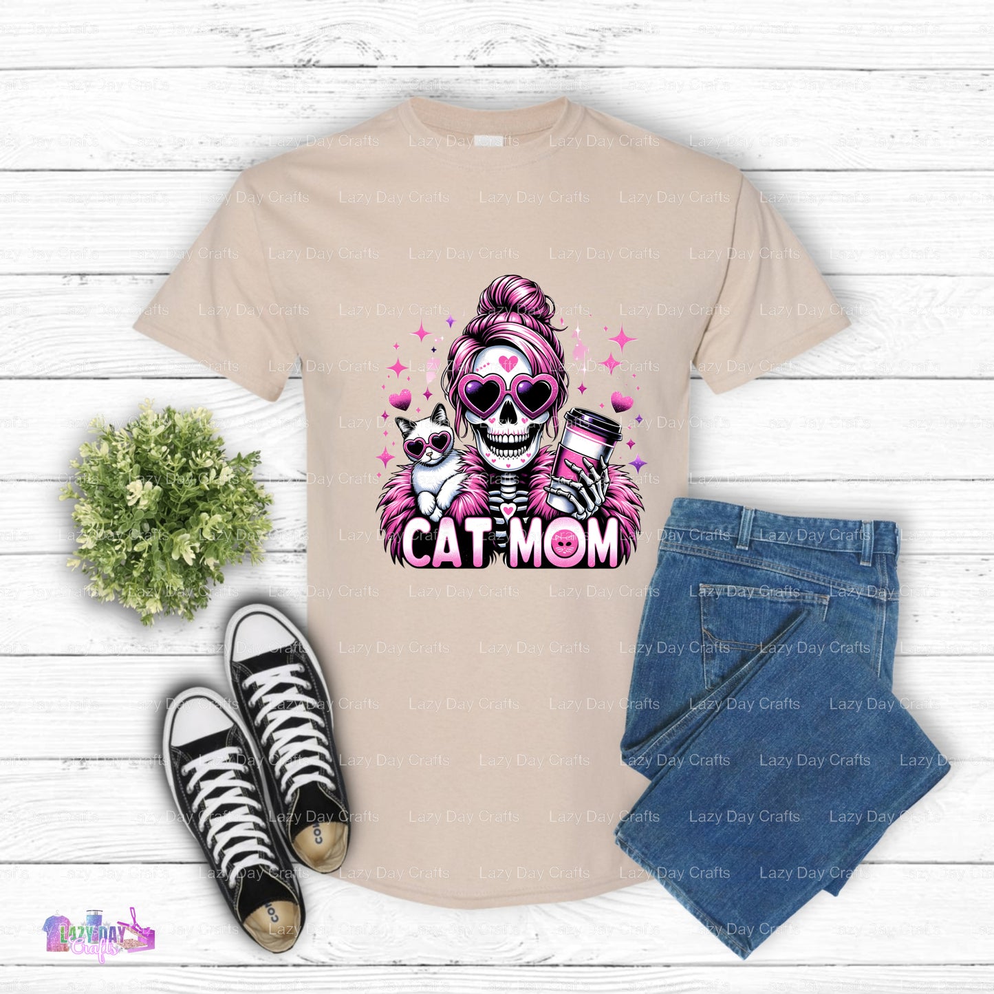 Cat Mom – Cat Lovers DTF Transfer