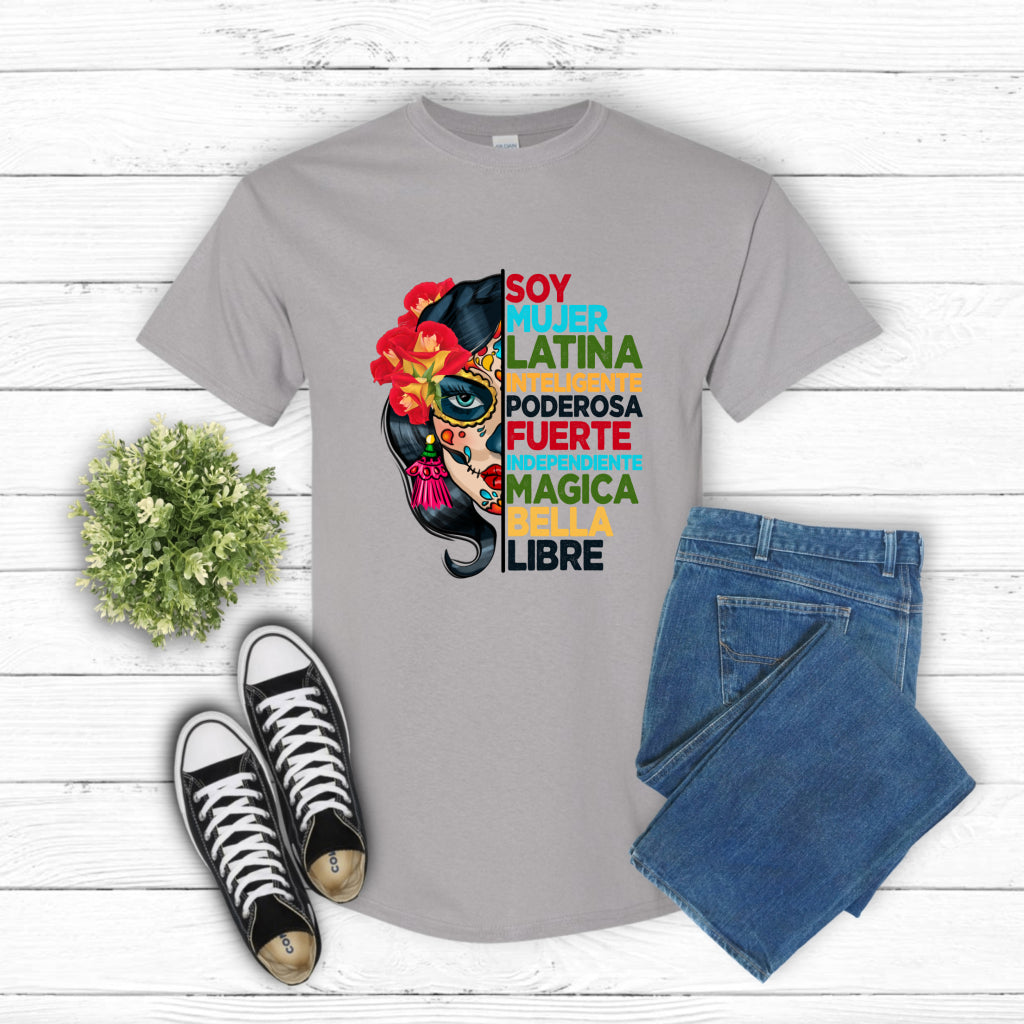 Sugar Skull Woman – Hispanic Heritage DTF Transfer