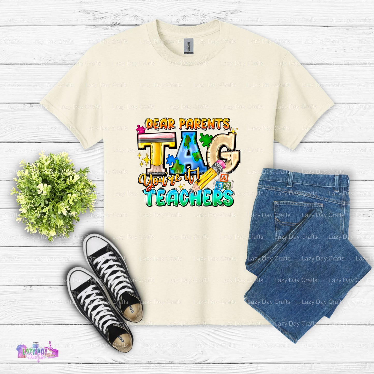 Dear Parents Tag! You're It! – Last Day of School DTF Transfer