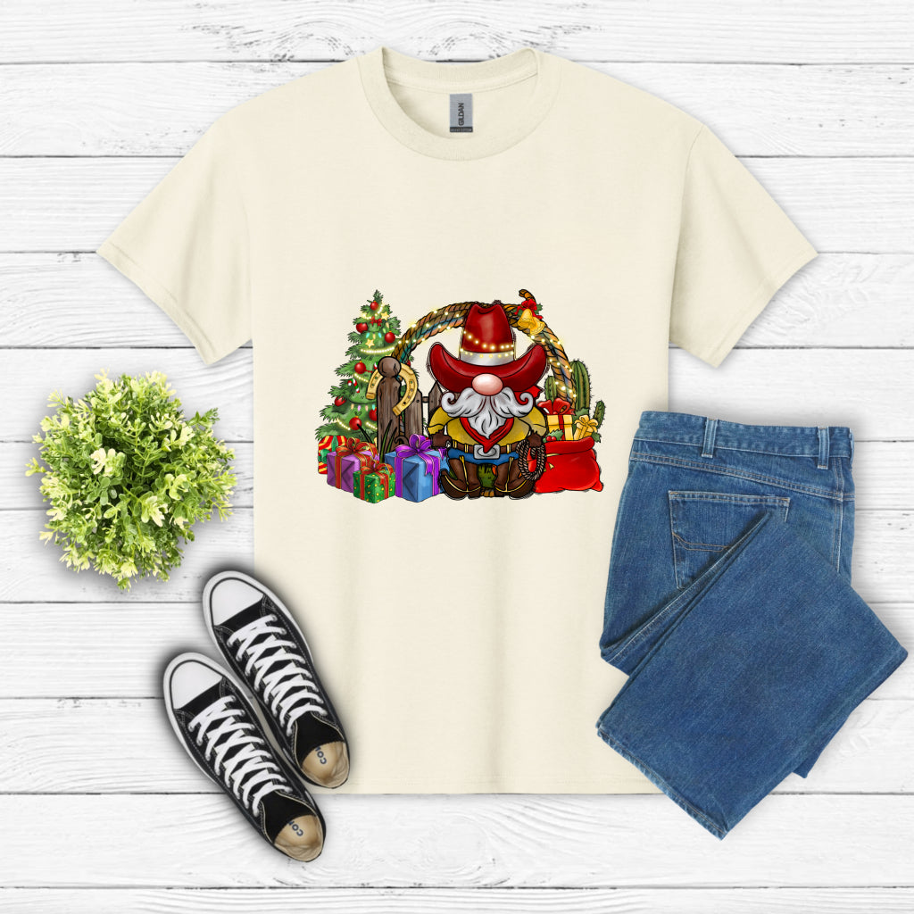 Cowboy Gnome Christmas – DTF Transfer