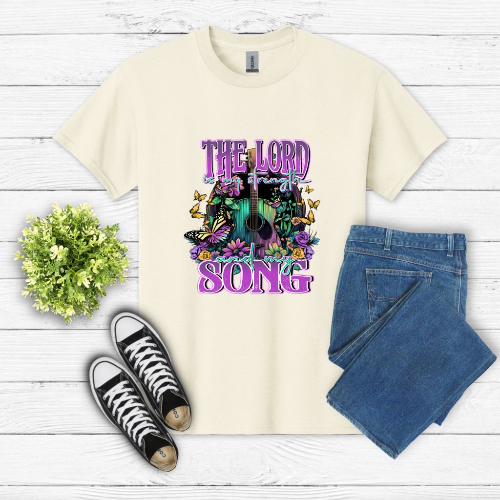 The Lord Is My Strength and My Song – Christian DTF Transfer