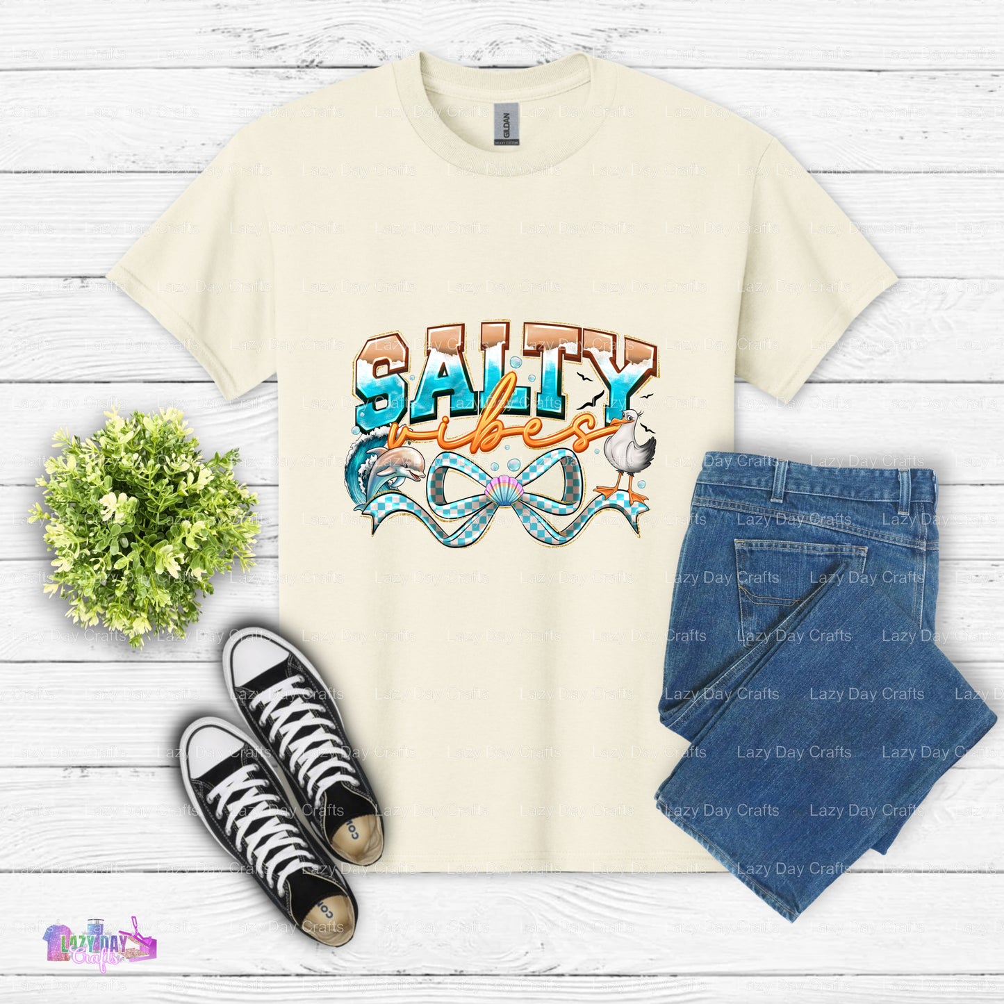 Salty Vibes – Beach DTF Transfer
