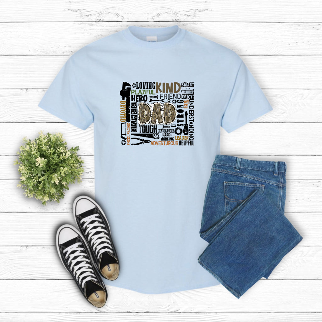 Dad Typography – Father's Day DTF Transfer