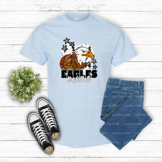 Eagle Head Mascot School Spirit – DTF Transfer (view 1 of 2) – by Lazy Day Crafts – DTF Transfers – School Mascot, DTF Tra...