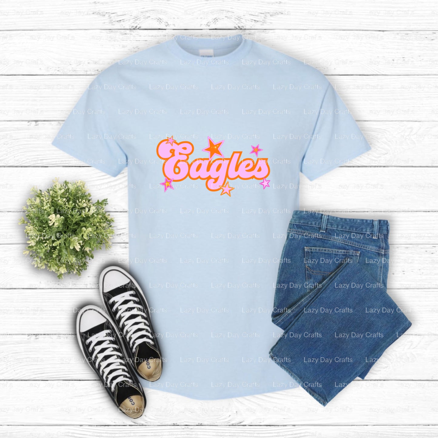 EAGLES – DTF Transfer (view 1 of 2) – by Lazy Day Crafts – DTF Transfers – DTF Transfers, Premade DTF