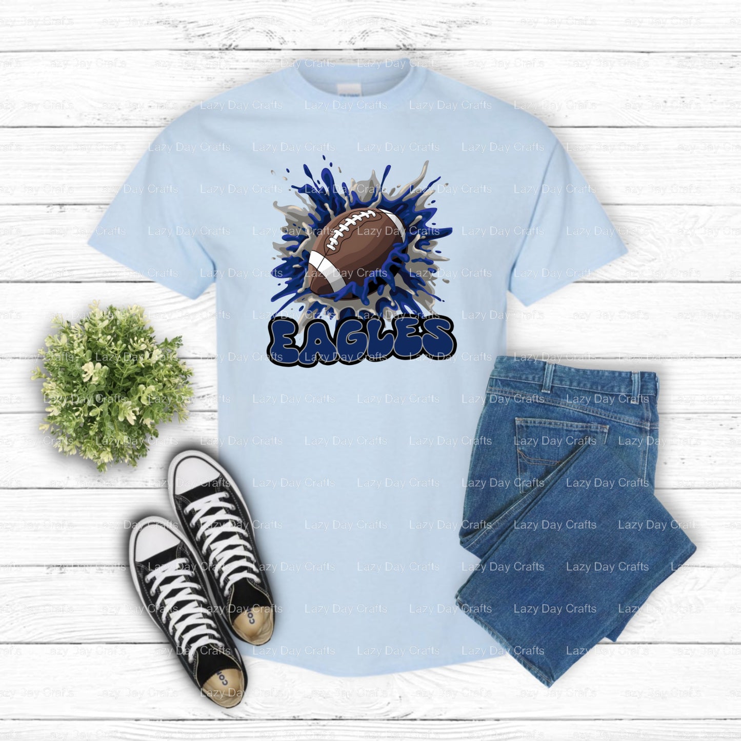 EAGLES Eagle Head – DTF Transfer (view 1 of 2) – by Lazy Day Crafts – DTF Transfers – DTF Transfers, custom apparel
