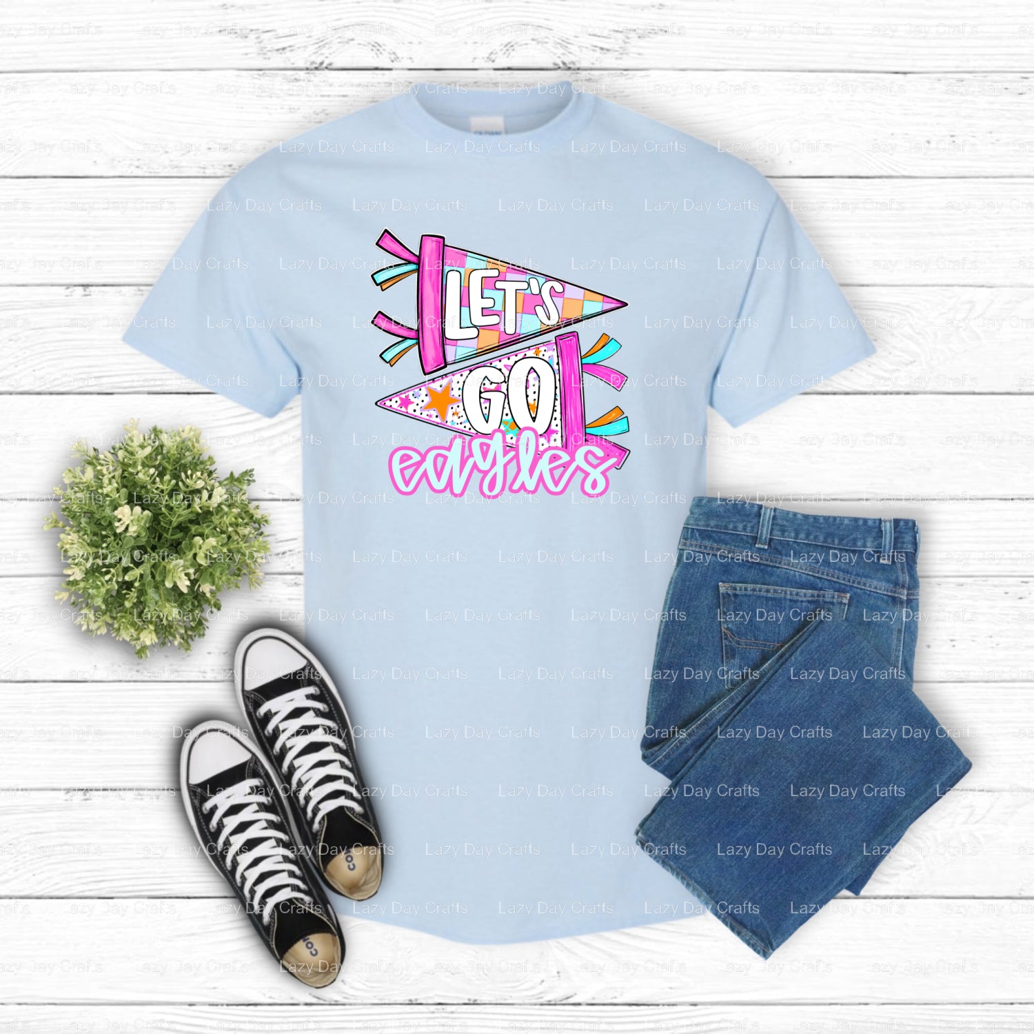 EAGLES – Eagles DTF Transfer (view 1 of 2) – by Lazy Day Crafts – DTF Transfers – DTF Transfers, Premade DTF