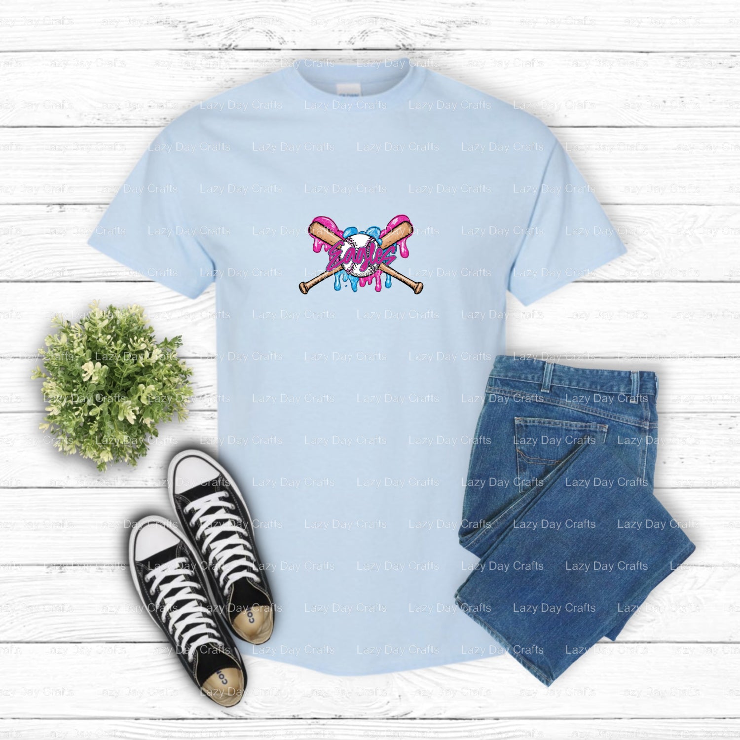 Eagles Ice Cream – DTF Transfer (view 1 of 2) – by Lazy Day Crafts – DTF Transfers – DTF Transfers, Premade DTF