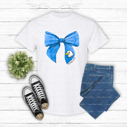 Eagles Mascot Head School Spirit – DTF Transfer (view 1 of 2) – by Lazy Day Crafts – DTF Transfers – School Mascot, Ready...