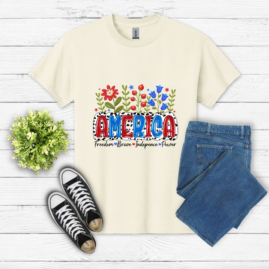 America Freedom Brave – 4th of July DTF Transfer